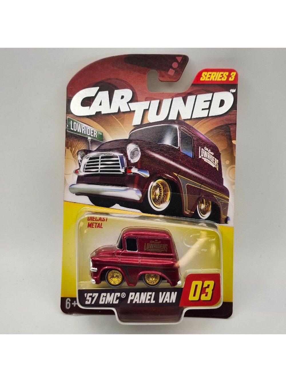 MGA CarTuned Series 3 No 03 57 GMC Panel Van Walgreens Lowrider